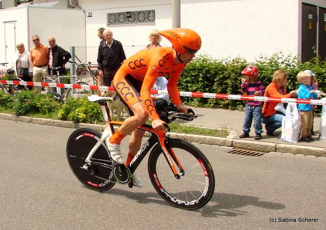 Bayern Rundfahrt 2011 - Einzelzeitfahren in Friedberg - Impressionen vom Startbereich Wiffertshauser Straße