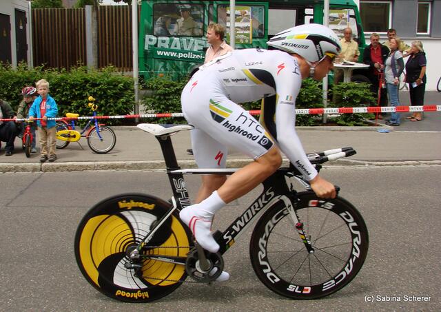 Bayern Rundfahrt 2011 - Einzelzeitfahren in Friedberg - Impressionen vom Startbereich Wiffertshauser Straße