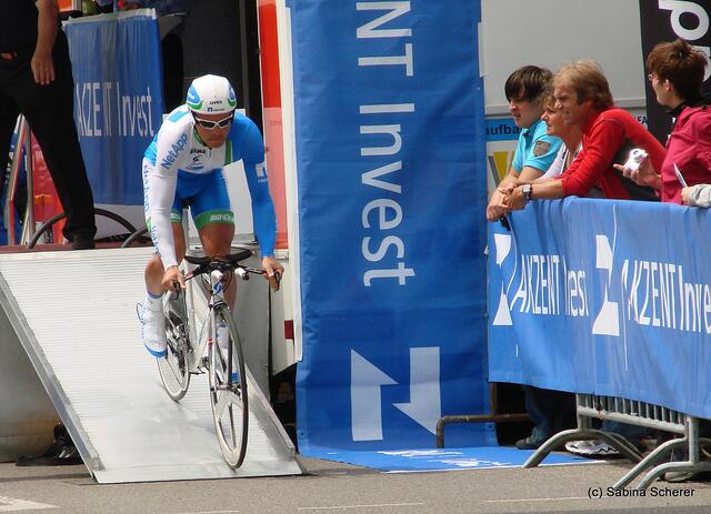 Bayern Rundfahrt 2011 - Einzelzeitfahren in Friedberg - Impressionen vom Startbereich Wiffertshauser Straße