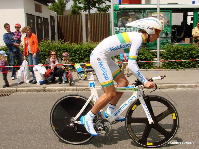 Bayern Rundfahrt 2011 - Einzelzeitfahren in Friedberg - Impressionen vom Startbereich Wiffertshauser Straße