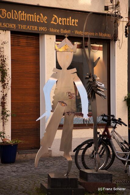 Ulm - Fischerviertel - Handwerker, Künstler und Designer haben heute ihre Geschäfte im historischen Ambiente eingerichtet