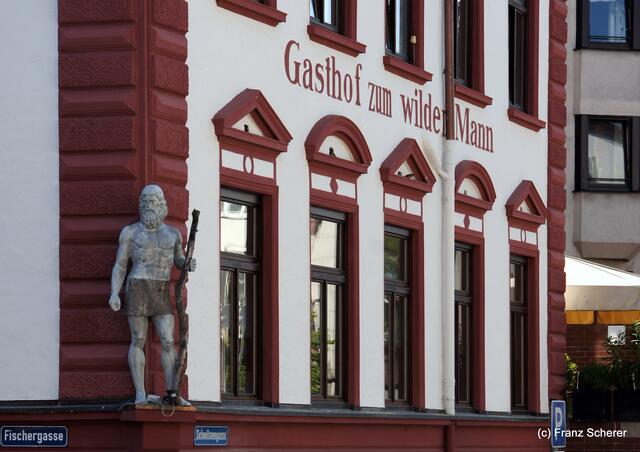Ulm - Fischerviertel - Eine ausgewählte Speisenkarte wartet mit vielen Leckereinen im Gasthof zum wilden Mann