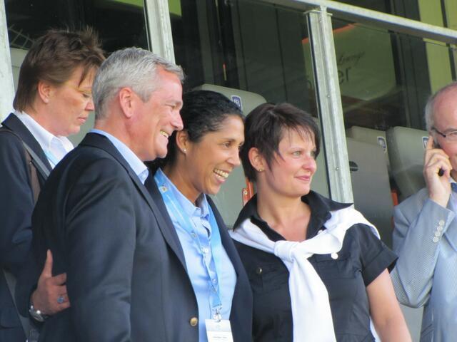 Steffi Jones Präsidentin des Organisationskomitees für die Frauenfußball-WM 2011.
