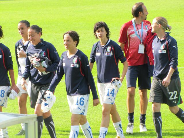 Auswechselspielerinnen von Italien