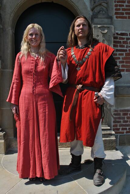 Hauptmann Tobit aus dem Frankenlande mit Frau Sophia.