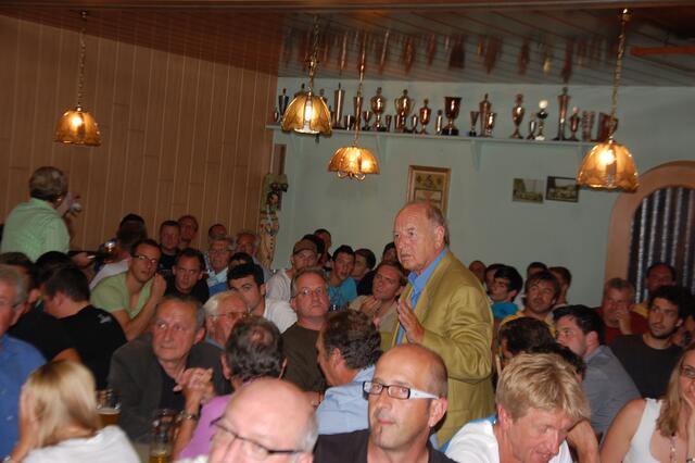 Alois Binswanger mit kritischer Wortmeldung