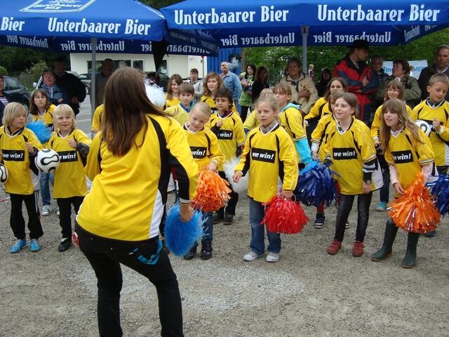 Cheerleader im Einsatz