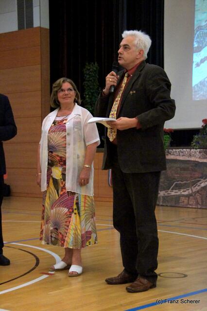 125 Jahre Heimatverein und Museum Friedberg - Gabriel Liégeois und Christiane Pizon, Gäste aus Friedberg-Bressuire