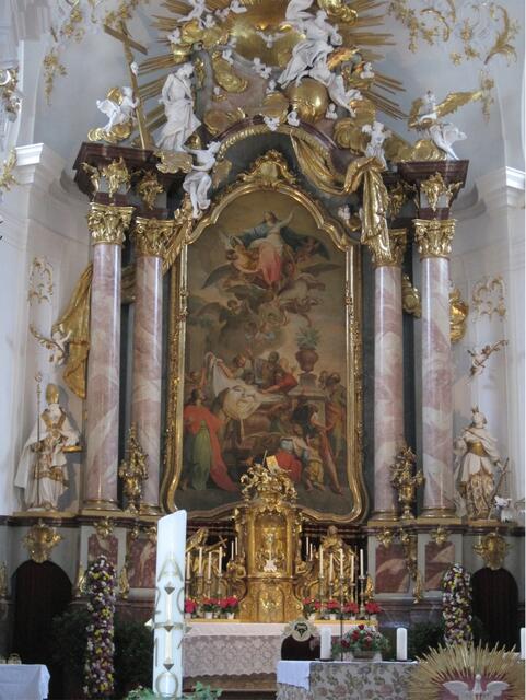 Hochaltar von J.B. Straub, 1755-1764