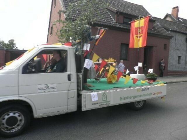 Der Wagen der Siedlergemeinschaft