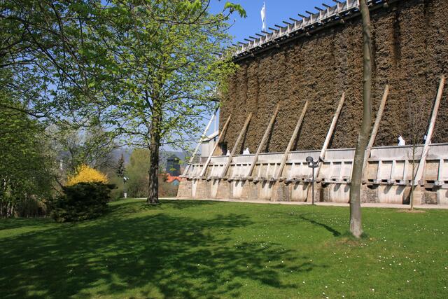 Am Gradierwerk in Bad Kösen