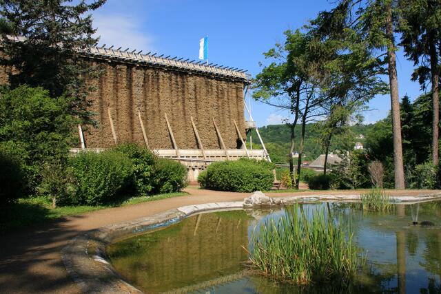 Gradierwerk in Bad Kösen mit Parkanlage