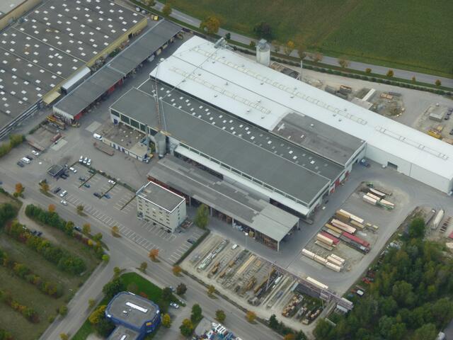 Finnforest Merk (Luftbildaufnahme)
