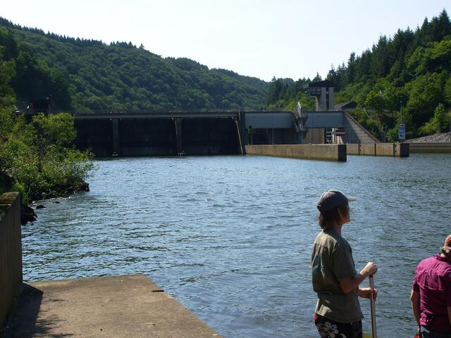 Unterwasser Schleuse Mettlach