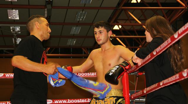 Baidori mit seinem Kämpfer Pehlivan Taner