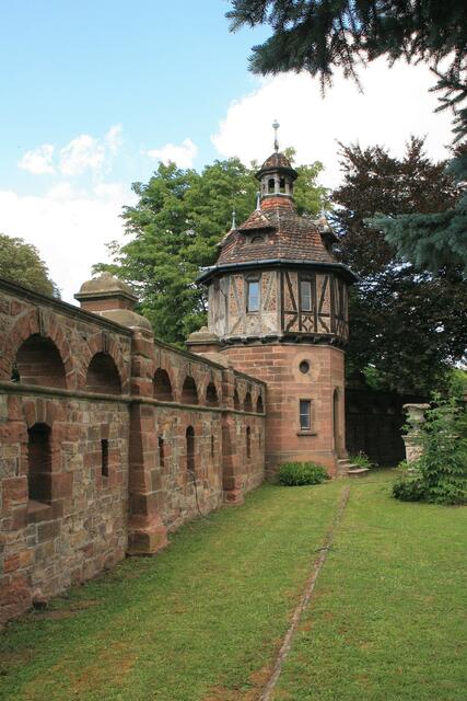 Schlossgarten der Vitzenburg
