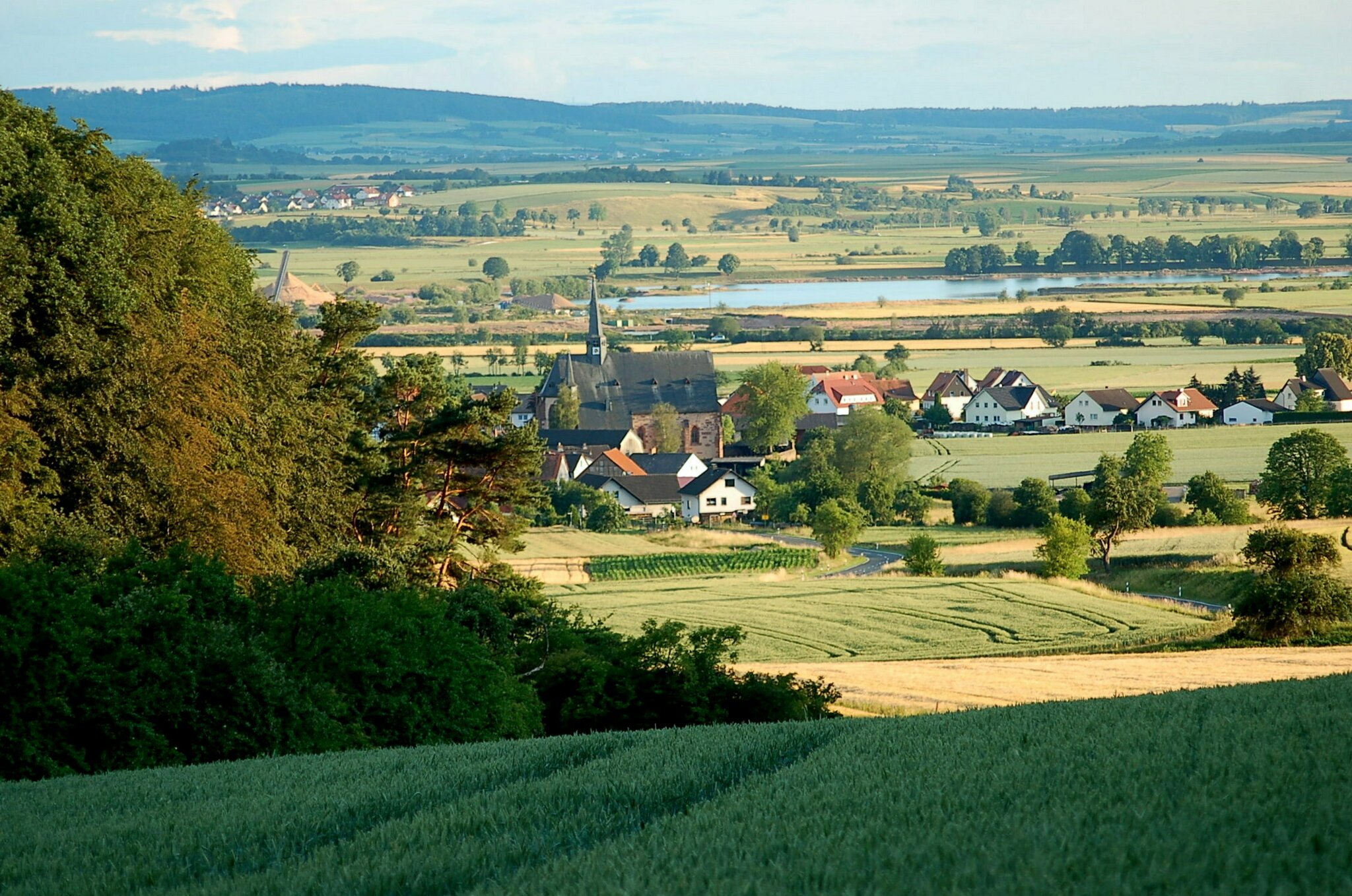 Feierabend in Stausebach im Marburger Land Kirchhain