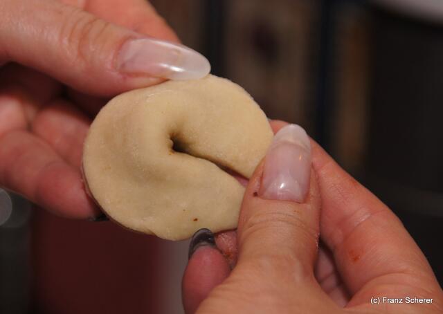 Rezept: Marokkanische Gazellenhörnchen - Fertig für den Backofen