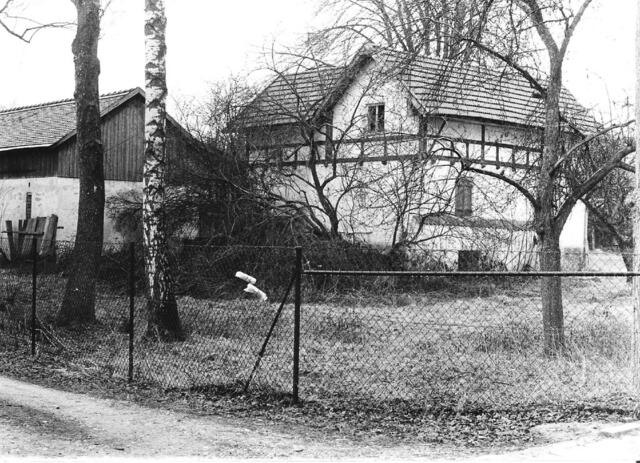 Letzter Bauernhof (Rümmelein) in Eichenau, heute vier Villen