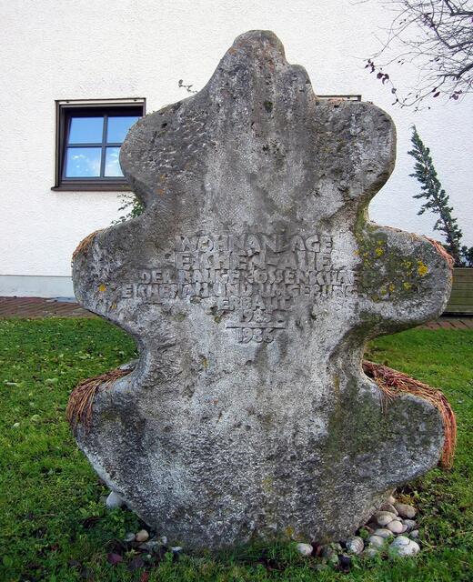 Denkmal der Baugenossenschaft Eichenau