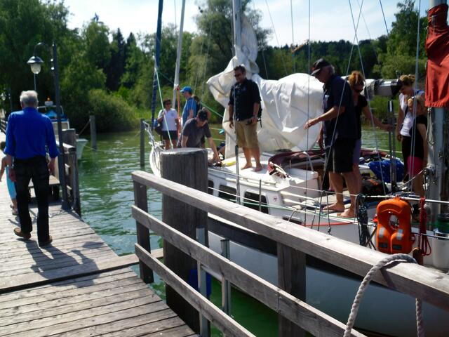 Am Chiemsee  machten wir Rast