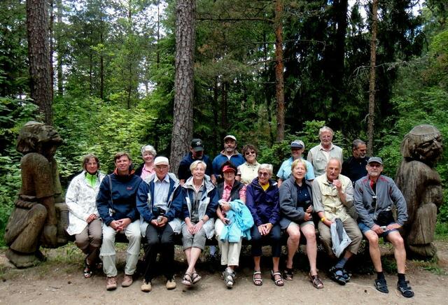 Gruppenbild auf dem Hexenberg in Juodkrante.