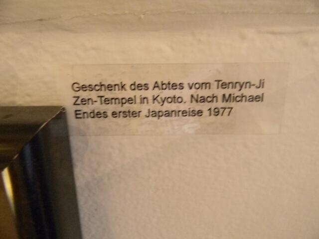 Hier der Beweis, dass die wunderbare Kalligraphie des vorigen Fotos den Besitzer wechselte...