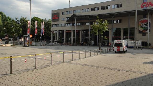 Kein Durchgang zur City Galerie
