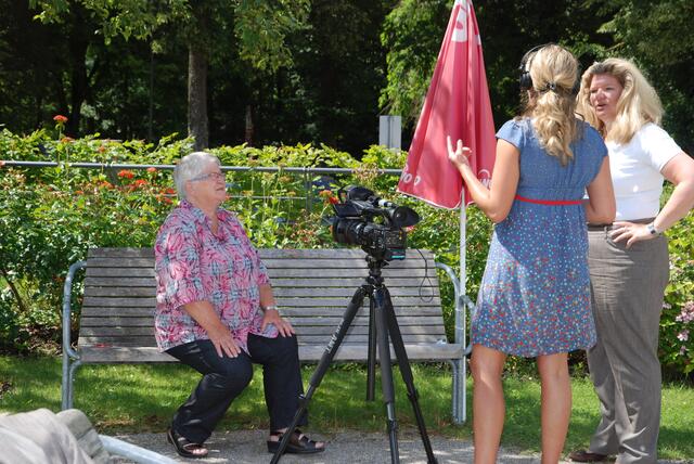 Irmgard Scheibenbogen engagiert sich von Anfang an im Berufspatenprojekt "Alt hilft Jung".