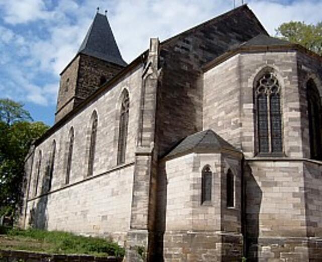 Die Stiftskirche "Maria Magdalena" zu Bad Bibra.