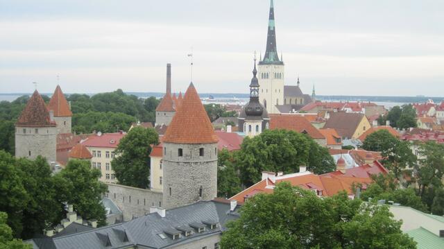 Blick auf Tallinn