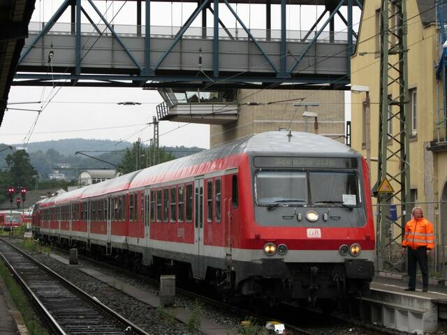 Sonderzug mit Lok 218 387-9