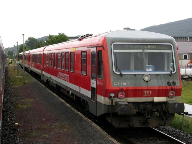 Triebwagen der Kurhessenbahn in Buchenau