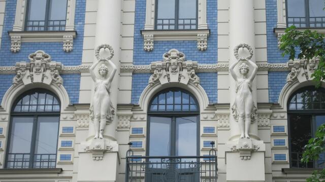 Riga, Jugendstilhäuser