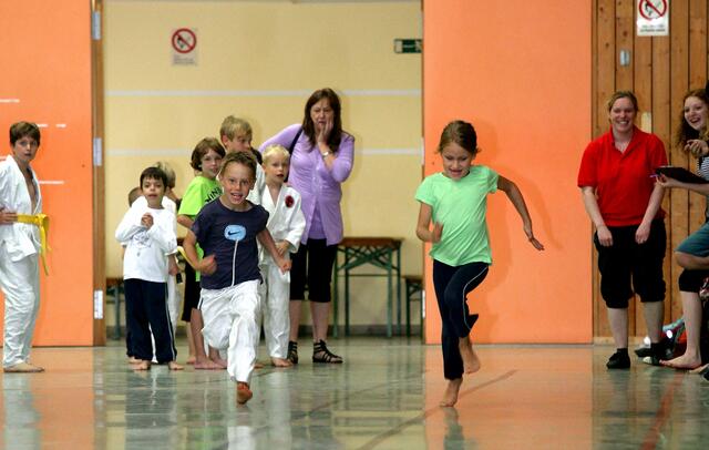 Wettlaufen: Ohne Judoanzug gings besser