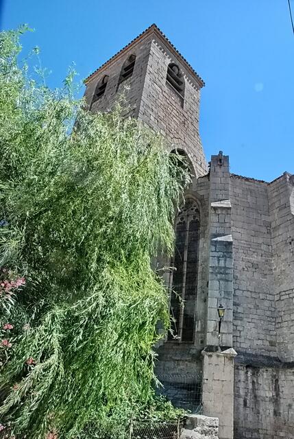 Glockenturm der alten Pfarrkirche in Lagrasse