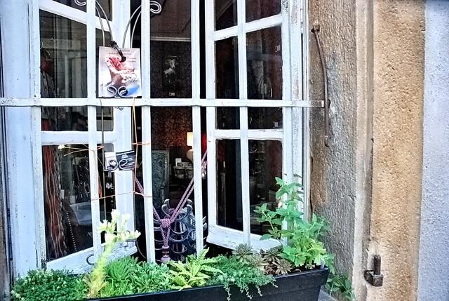 Dieses halb geöffnete Fenster macht neugierig zum näheren Reinschauen, nicht wahr ???