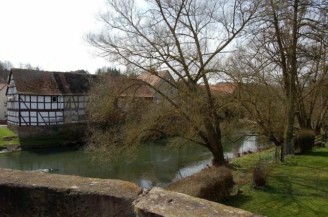 Flusslandschaft in Goßfelden