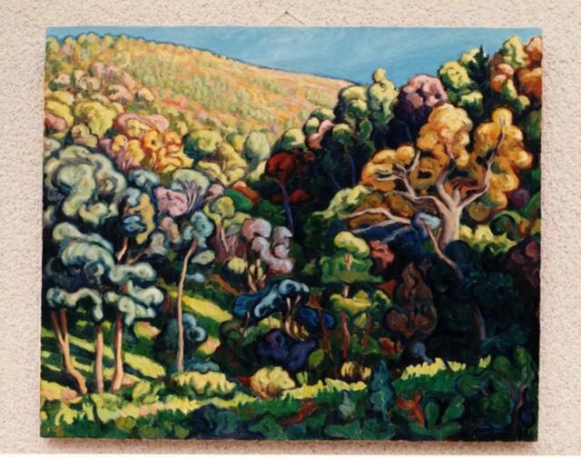 Freiluftmalerei Thomas Beecht: Südfrankreich 1993. Erster Aufenthalt - Studien mit Anklängen zu VAN GOGH und CÉZANNE.