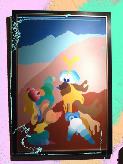 arsMUTANTE zu NEO-BAROCK/NEOMANIERISMUS; Gemälde werner hahn 100x150cm; SB Abb. 629 (1989, 1998,2011). Vgl. E.L.K. "Neurer Stil".