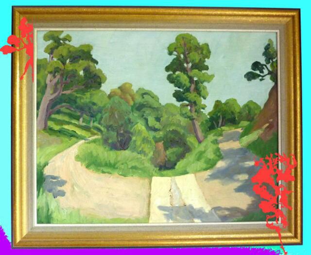 SÜDFRANKREICH - Thomas Beecht 45x60cm Privatbesitz. a&s-p-malerei wh 2-8-11.