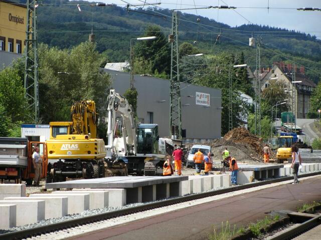 Ehringshausen bekommen einen neuen Bahnsteig.