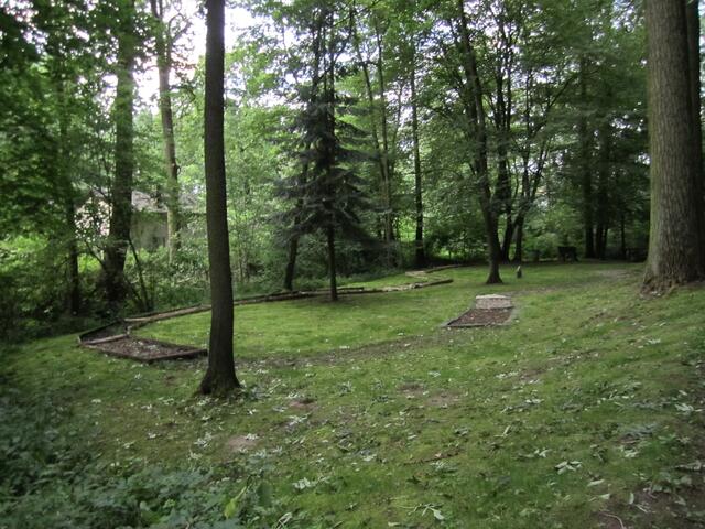Blick auf Barfußpfad