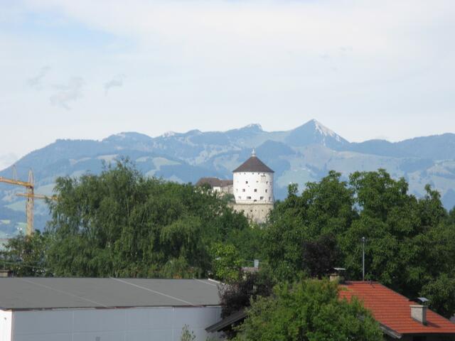 Blick zur Ruine Thiersee.