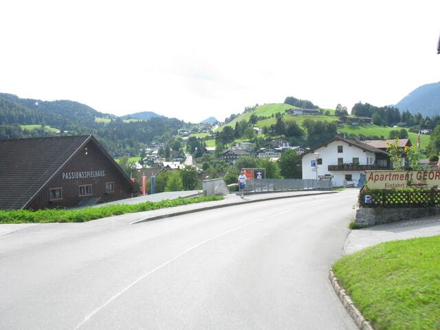 Auf der Fahrt nach Hause.