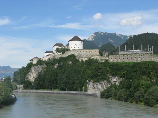 Blick zur Ruine Thiersee.