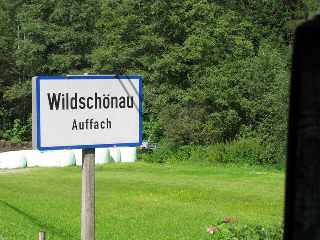 Jetzt sind wir in der Wildschönau.