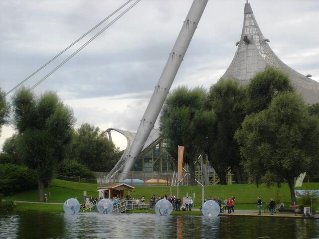 Immer wieder ein Augenschmauß: der Olympiapark in München