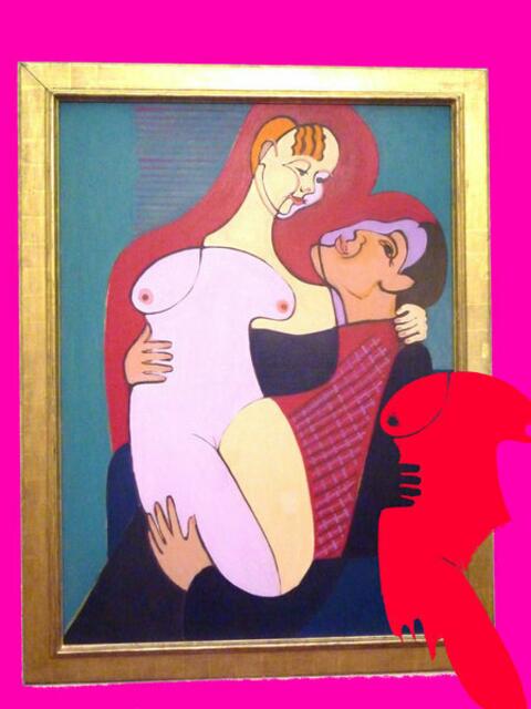 arsMUTATION: die a&s-Mutante als ELK-Hommage zeigt KIRCHNERs "Großes Liebespaar" aus dem Nachlass. Vergleiche den NEUEN STIL (Bild von 1930) mit 1905-Akt-bildern. ars-EMERGENZ ...