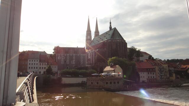 Blick auf Görlitz von Zgorzelec aus.